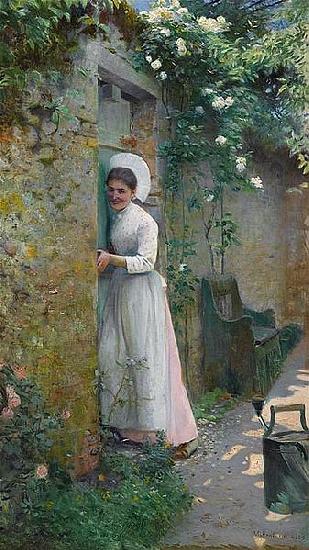 Frank Crawford Penfold By the Garden Door